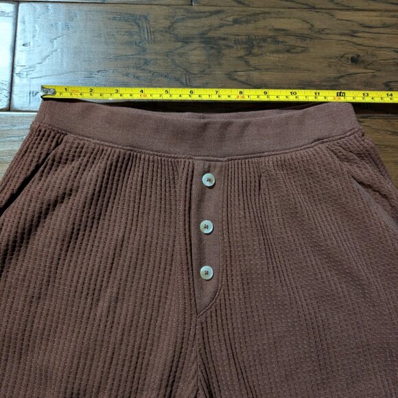 Old Navy waffle joggers and bra top lounge set PJs rust brown size XS - Picture 9 of 16